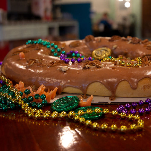 Bourbon Praline King Cake | The Rowdy Baker